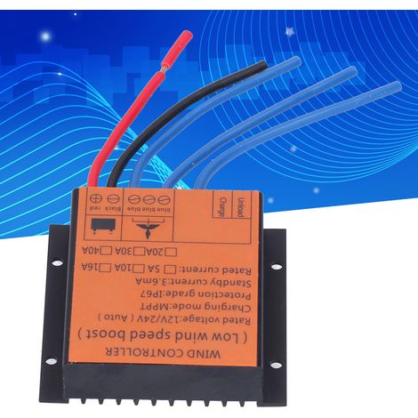 Contrôleur MPPT pour éolienne basse tension 100-400 W 12 V/24 V universel 5 A (1/5)