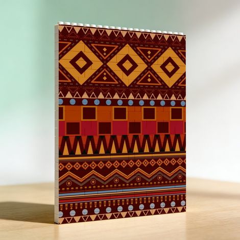 Cadre pour amoureux en blocs de construction, cadeau romantique d’anniversaire pour lui et elle (1/5)