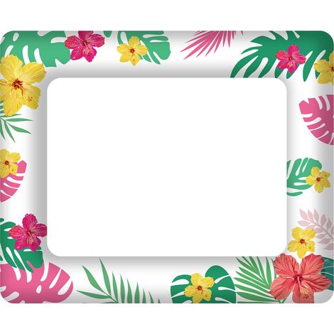 (Lot de 2) Cadre photo pour fête d'été, décoration mariage, plage, piscine (70 x 60 cm) Matière : PVC (1/5)
