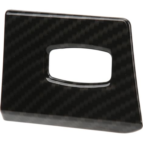 Cache-serrure style fibre de carbone pour intérieur automobile, compatible avec BMW Série 3 E90 E92 2005-2012. (1/5)