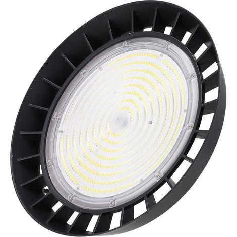 Luminaire industriel LED 200 W (120 W - 160 W - 200 W) 180 lm/W, dimmable, driver Lifud 1-10 V, puce Philips, température de cou