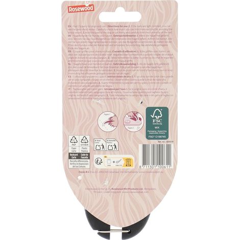 Tijeras de uñas Thijox de palisandro para perros y gatos, tamaño L, mango ergonómico antideslizante, perfectas para mascotas medianas y grandes (1/2)