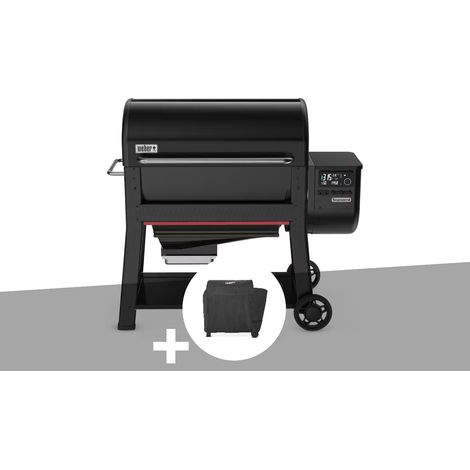 Barbecue à pellets Searwood XL 600 + Housse - Weber