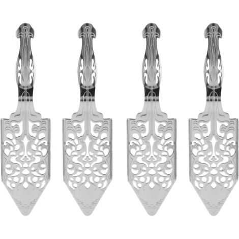 4 cuillères à absinthe, cuillères à cocktail en acier inoxydable pour la préparation de l'absinthe-AquaForge (1/4)