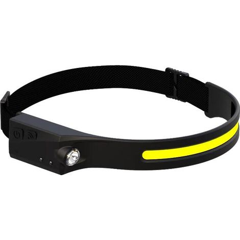 Lampada frontale ricaricabile Xanlite, fascia porta bebè, 300/100 lm, 20 metri, nera XANLITE (1/2)