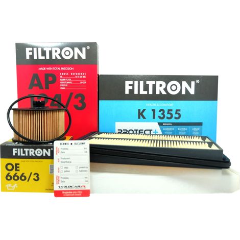 3 Filtros Nissan Qashqai II 1.3 Renault Kadjar 1.3 (1/4)