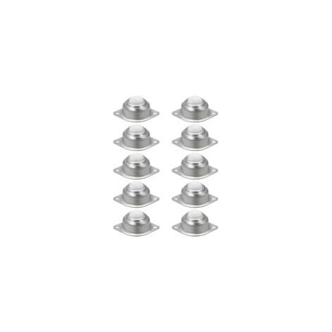 Set mit 8 Nylon-Kugellagerrollen für Möbel oder Schränke, Möbelrollen, Nylon- und Edelstahl-Kugellager für Möbelrollen