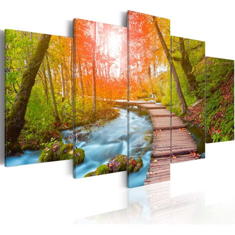 Quadro - In riva al fiume - 200x100 (1/4)