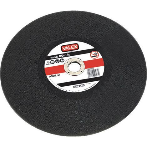 Disco abrasivo piano da taglio VALEX 1464620 per troncatrici da metalli - � 350/30 mm - sp. 4 mm
