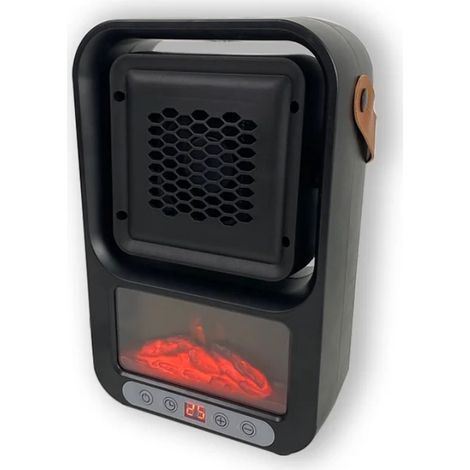 Calentador eléctrico de llama 3D para el hogar con cable, estufa, radiador, máquina de calefacción para el invierno 1200w, regalo de Navidad, calefacdor con mando (1/5)