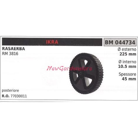Ruota posteriore IKRA rasaerba tosaerba tagliaerba RM 3816 044734