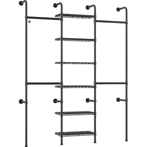 Perchero de pared, ancho ajustable, L3 (1/2)