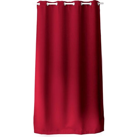 Rideau occultant OBSKUR 140 x 240 cm coloris ROUGE