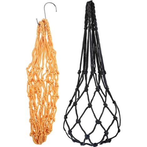 2pièces Poche à Ficelle pour Poulets Et Légumes Mangeoire Suspendue pour Poulets avec Crochet Réutilisable Après Séchage (1/5)