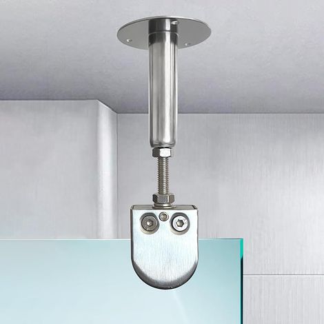 Barre de support verticale pour paroi douche, fixation (1/5)