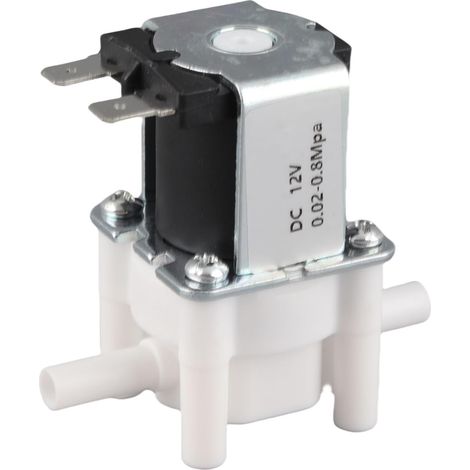 Électrovanne électrique 12V N/C, Entrée D'Eau à Insertion Rapide pour Machine à Eau Pure, Installation Facile pour Machine à Laver (1/5)