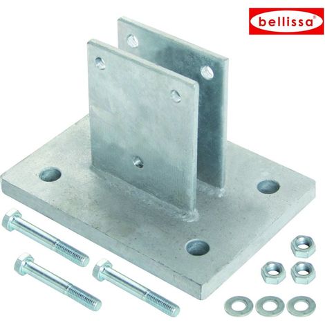Bellissa Schraubflansch 20 x 15 x 13,5 cm Verbinder Flansch