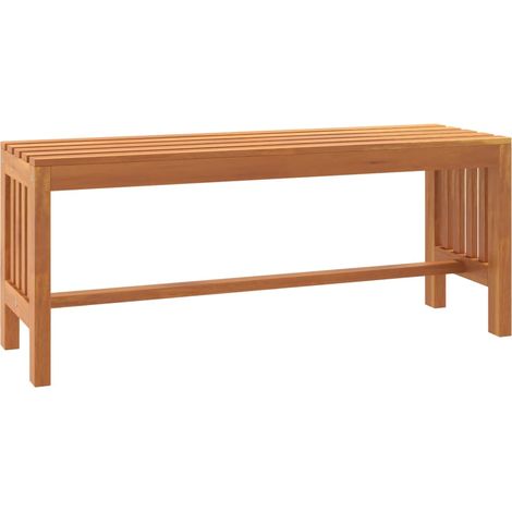 Banc de jardin Banc extérieur Banquette de jardin 110 cm bois massif d'eucalyptus (1/5)