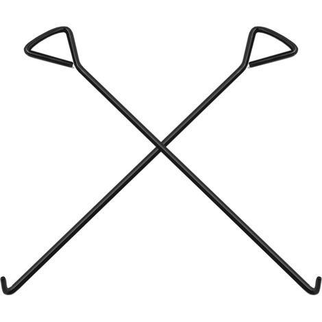 Lot de 2 crochets de 80 cm pour couvercle de canalisation, crochet de canalisation, crochet de couvercle de canalisation, crochet pour couvercle de canalisation (1/5)