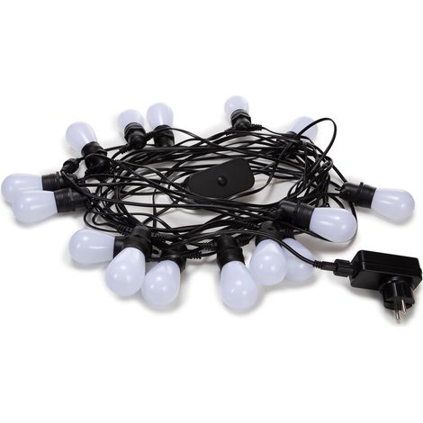 TUYA LED - 15 M - 15 LAMPES MULTICOLORES - CÀBLE NOIR - SMART VELLEMAN V-TUYA-15-RGBW (1/5)