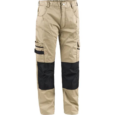 PANTALONE TRAVAUX KAKI/NERO