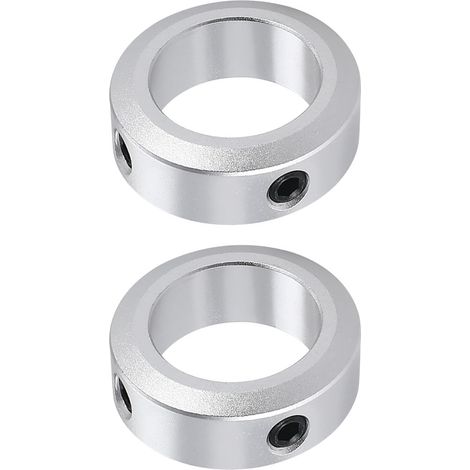 2 PCS Bague de Réglage en Aluminium Anodisé 16mm pour Arbre - Butée d'Axe avec Diamètre Extérieur de 26mm, Largeur de 10mm, Idéale pour Roues de Brouette, Boîtes de Vitesses et CNC (1/5)