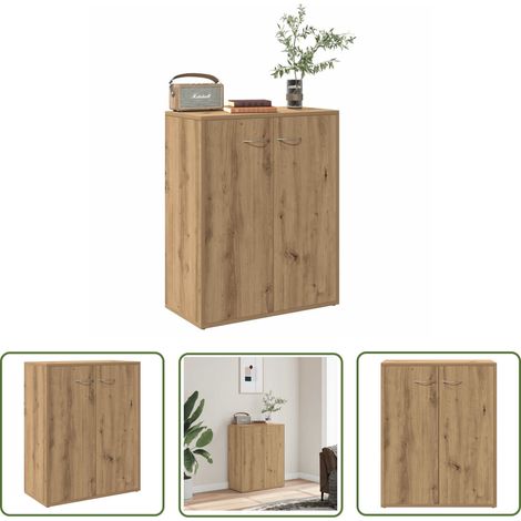 vidaXL Sideboard Artisan-Eiche 60x30x75 cm Holzwerkstoff (1/5)