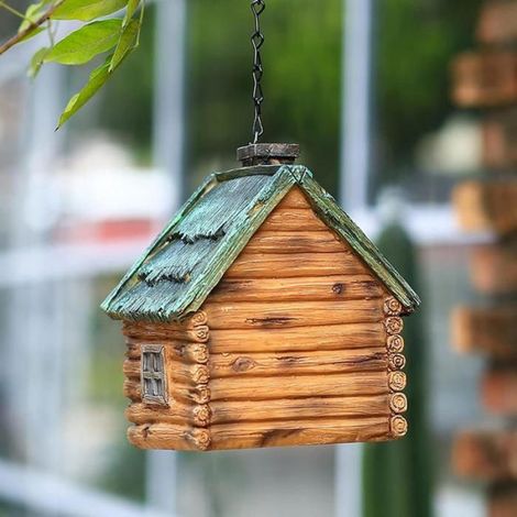 Nids d'oiseaux en résine, nichoir suspendu, nichoir en résine, nid d'oiseau en résine (1/5)