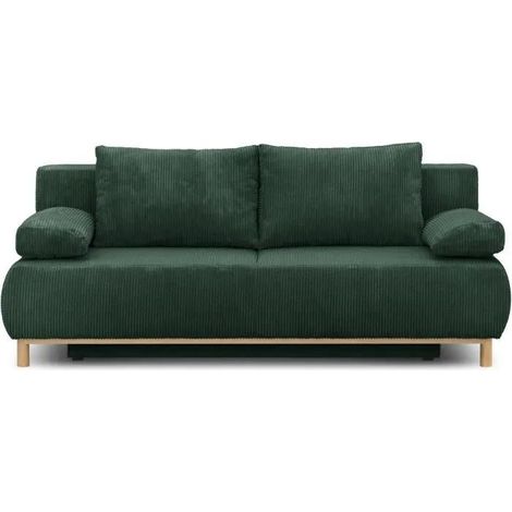 Mika Convertible-Bank Grün Wald 192 cm Modern