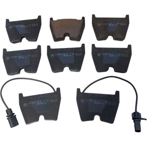 Kit 8 pastiglie freno originali per volkswagen phaeton dal 2002-2016