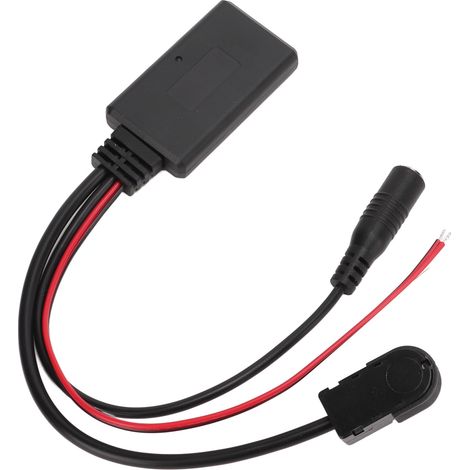 Câble Adaptateur Audio Bluetooth Sans Fil AUX avec Micro Intégré pour Autoradio Alpine AI-Net Stéréo Voiture (1/5)