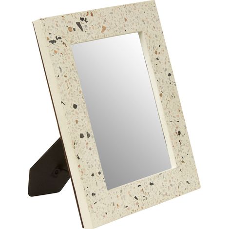 Premier Housewares Terrazzo Effect Photo Frame / Frames Picture Frames For Wall Contemporary Rectangular Photo Frames For Bedroom / Living Room / Hallways 2 x 24 x 19 (1/2)