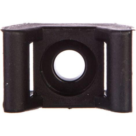 Supporto a sella per fascette stringicavo, nero, 9 mm, 14,6x22,5 mm, F=11 mm, BMSN5497E /100 pezzi/
