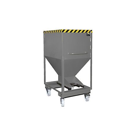 Bauer  Contenitore silo  a forma di imbuto  mobile con entrate