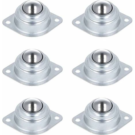 Green Mobility-Transfert à Billes Roulettes,6 Pièces Roulettes de Transfert Billes à Rouleaux Meubles Fer avec Boules pour Transmission Fauteuil Roulant Systèmes alimentation Machines de Traitement. (1/5)