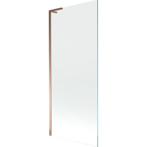 Mexen Next L Badewannenfaltwand 1-flügelig 80 x 150 cm, transparent, Roségold - 895-080-000-03-00-60 (1/5)