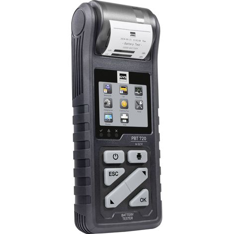 Testeur de batterie de voiture GYS PBT720 – Mode d'affichage numérique – Indice de sécurité CAT III – Dimensions 26 cm x 10.5 cm x 0.5 cm