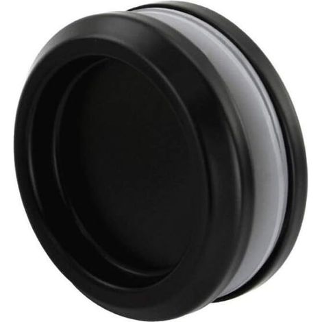 Poignée de porte de douche 3 pièces, poignée de porte de salle de bain ronde, poignée de porte coulissante encastrée de 65 mm (1/5)