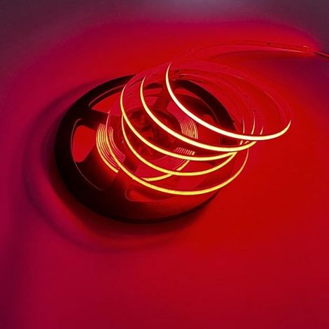 STRISCIA LED COB 480LED 9W ROSSO IP20 BOBINA DA 5MT (1/3)