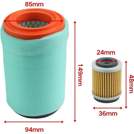 Filtre à air YFM250Y180523Z YFM250X Y180523Z IPO-E4450-004XE-E4450-0 (1/4)