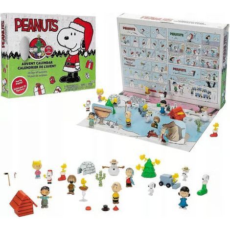 2026 Calendrier de l'Avent Peanuts avec 24 jours de cadeaux Snoopy Compte à rebours de Noël traditionnel (1/5)