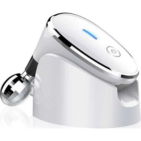 Gesichtsstraffungsgerät, EMS-Mikrostrom-Gesichtsmassagegerät, 3D-Gesichtsstraffungsgerät mit zwei Köpfen, 5-stufige elektrische Einstellung, zur Straffung und Verjüngung der Haut (1/5)
