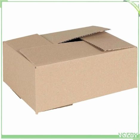Boîte pliable - FAFEISY - 4106566 - 50 pièces - Carton naturel - 25 x 17,5 x 10 cm (1/5)