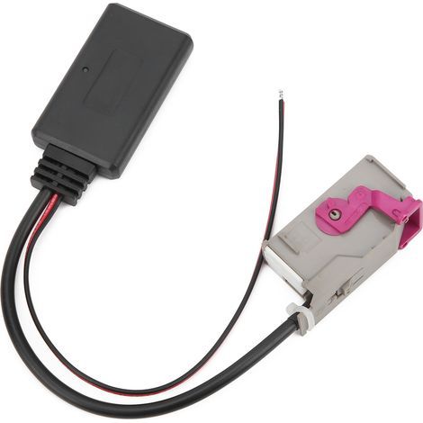 Module Bluetooth de voiture cble AUX-IN remplacement de l'adaptateur Audio sans fil pour A3 A4 A6 A8 TT R8 RNS-E 32Pin (1/5)