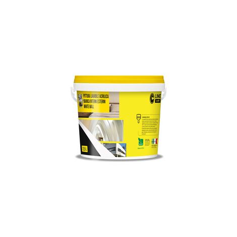 C IDROPITTURA LAV INTER/ESTER 2,5L PURE WHITE WALL