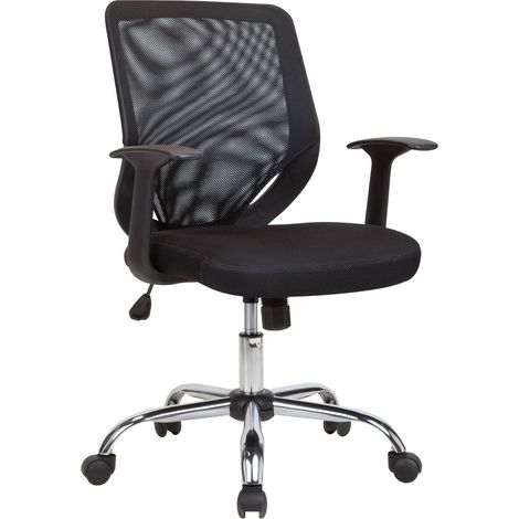 Stuhl mit Rollen - Büro Sessel Grau