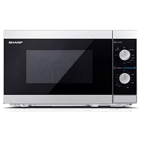 Sharp YC-MG01E-S Forno a microonde con Grill 20 L 800 W 5 livelli di potenza funzione Timer colore Grigio