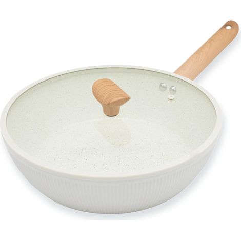 Poêle à frire profonde Gran Duka avec couvercle, 28 cm, compatible induction. (1/4)