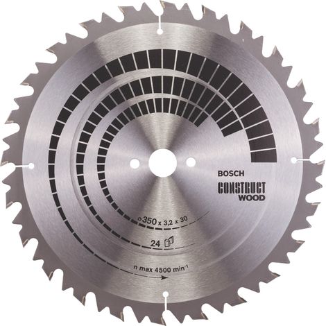 Lame de scie circulaire Bosch Construct Wood ATB 350x3,2x30 24Z - 2608640702 (1/5)