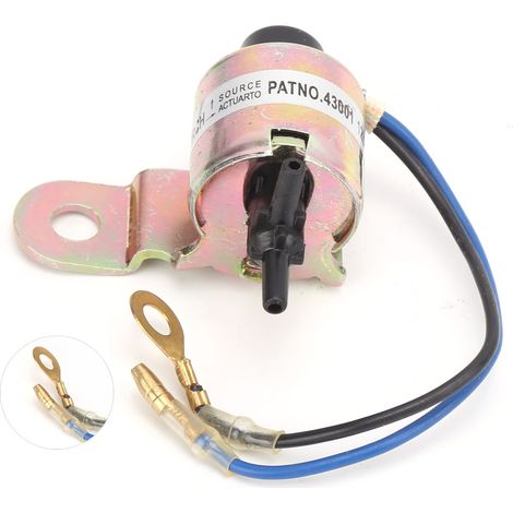 Électrovanne de climatisation automatique, zinc plaqué, revêtement par passivation, modification automobile. (1/5)